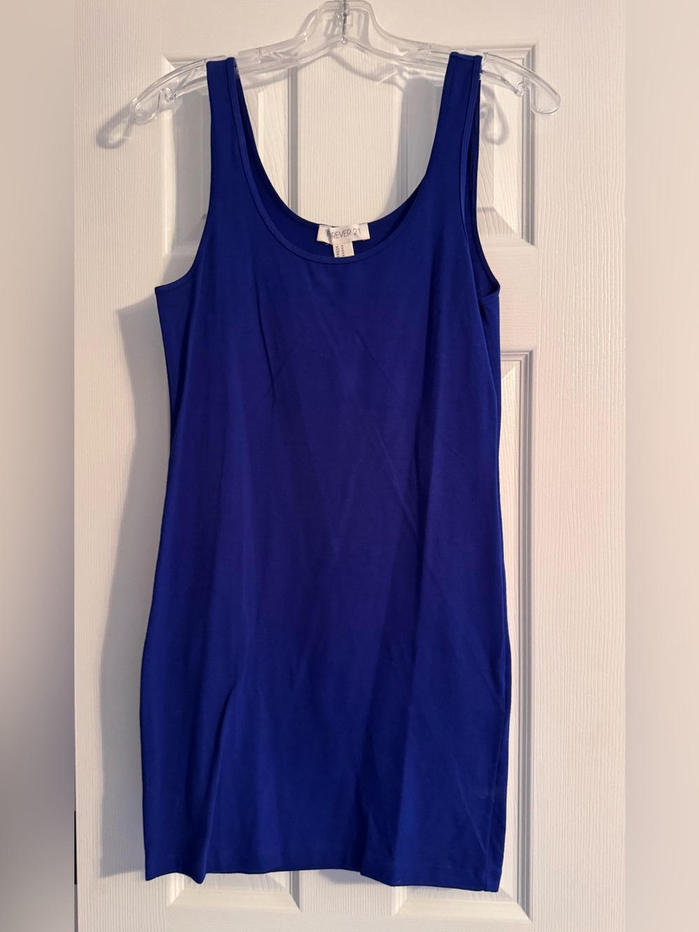 Forever 21, Size M. Royal Blue Tank Mini Dress